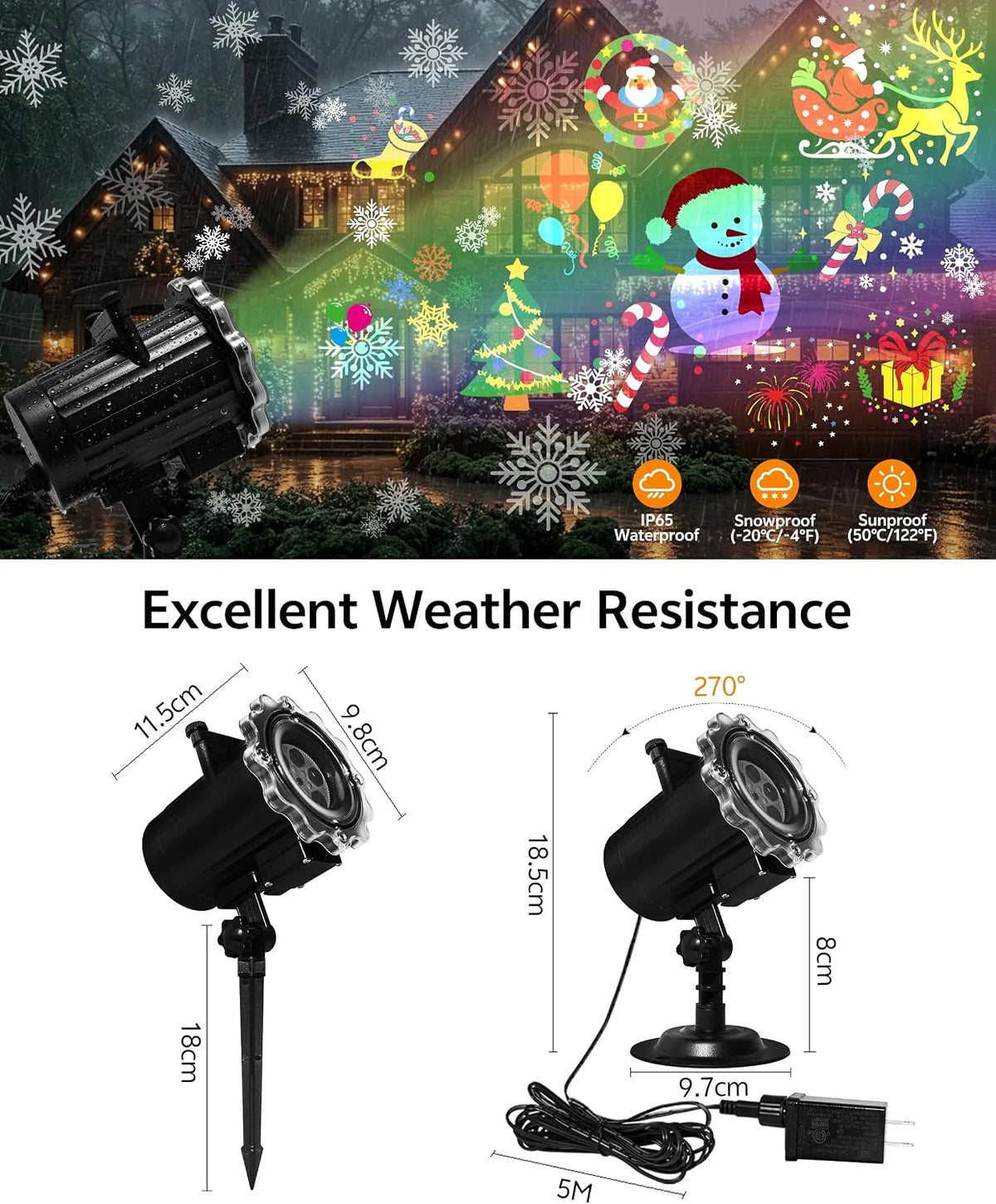 Projecteur de Fêtes 64 Motifs